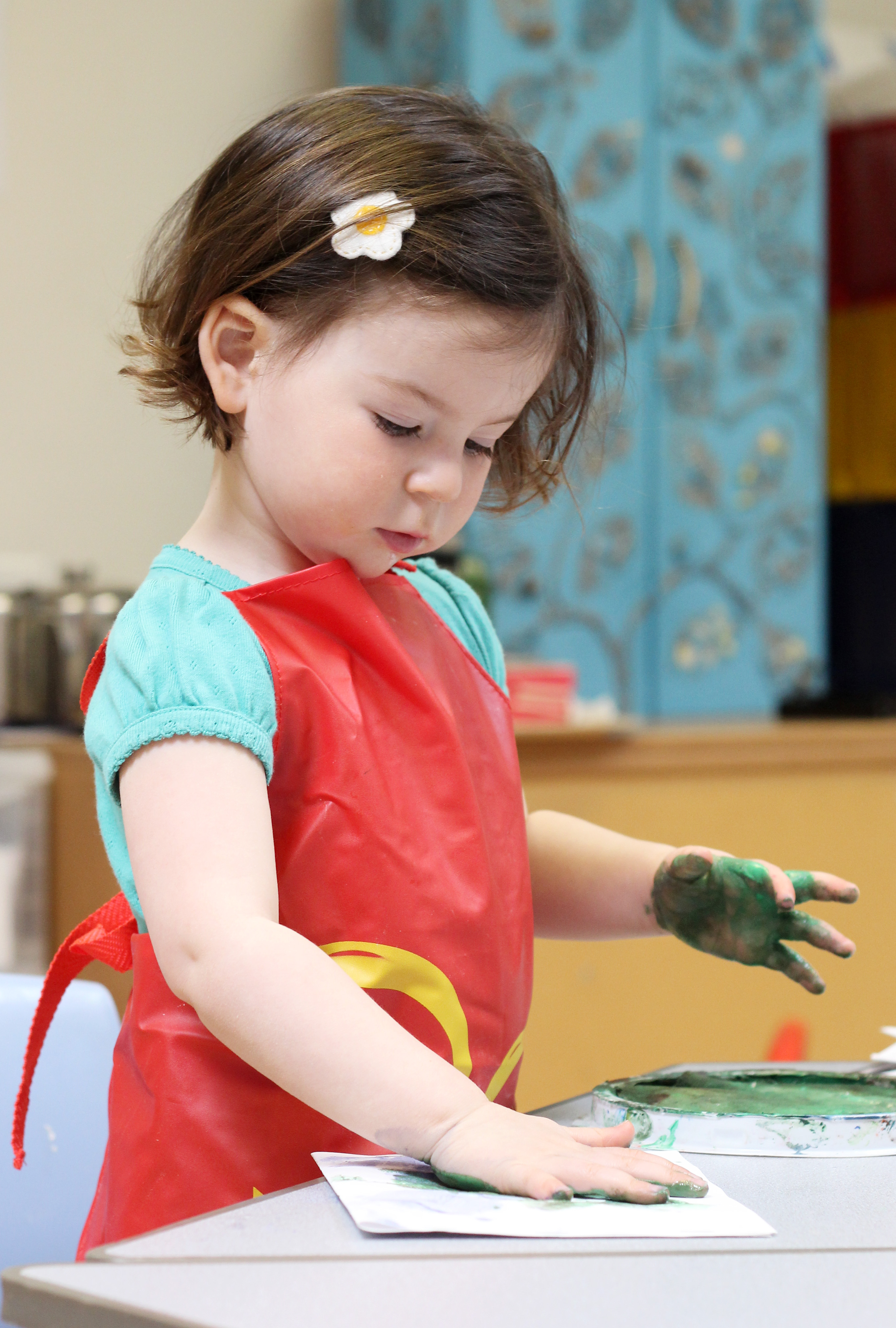 Baby and toddler hand paints