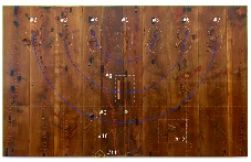 Ark Door showing diagram of Tree of Life